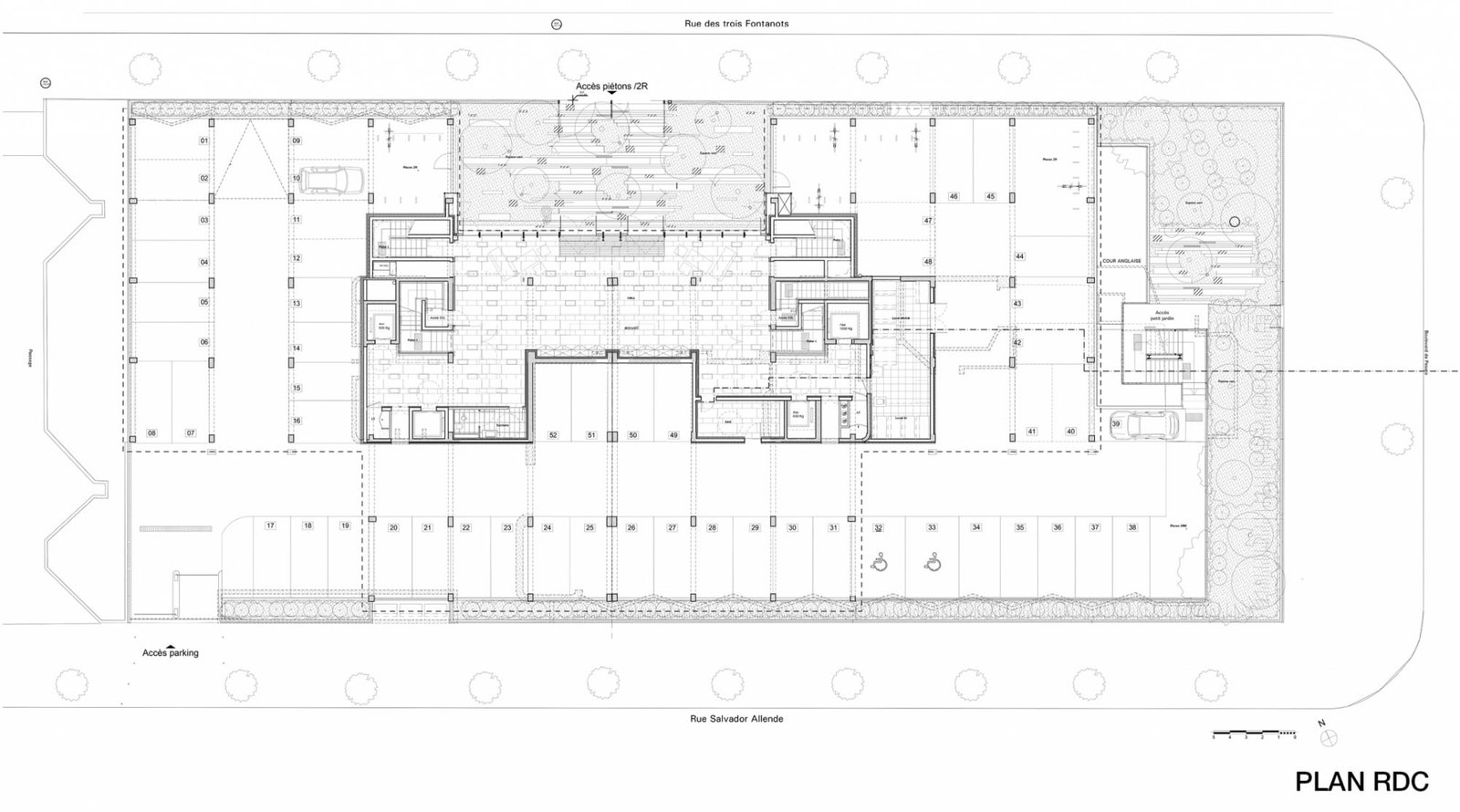 PLAN RDC_132 FONTANOT_NANTERRE_92©LBB-ARCHITECTURE