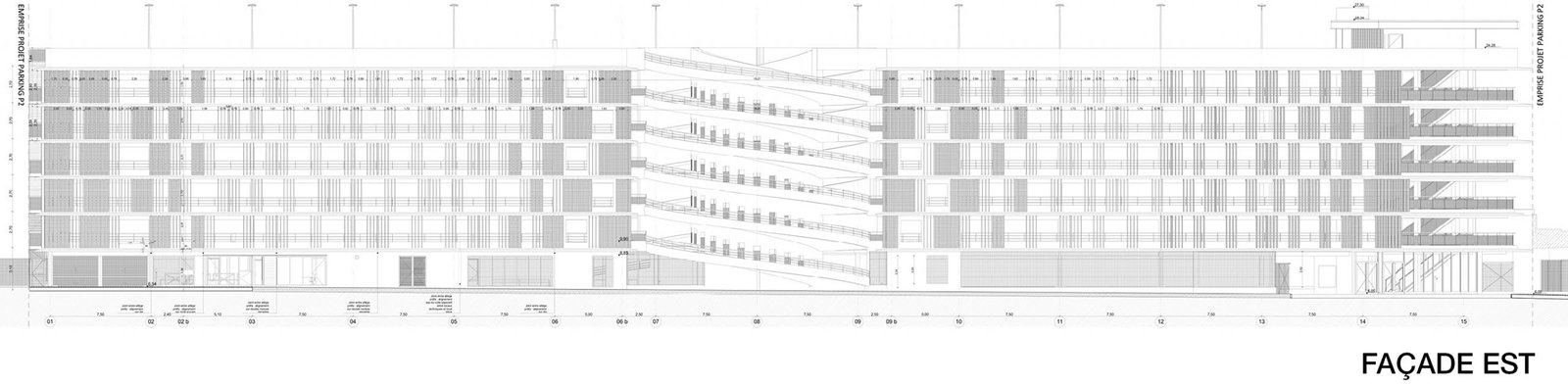 FACADE EST_POLE ECHANGE SAINT JEAN BELCIER_BORDEAUX 33