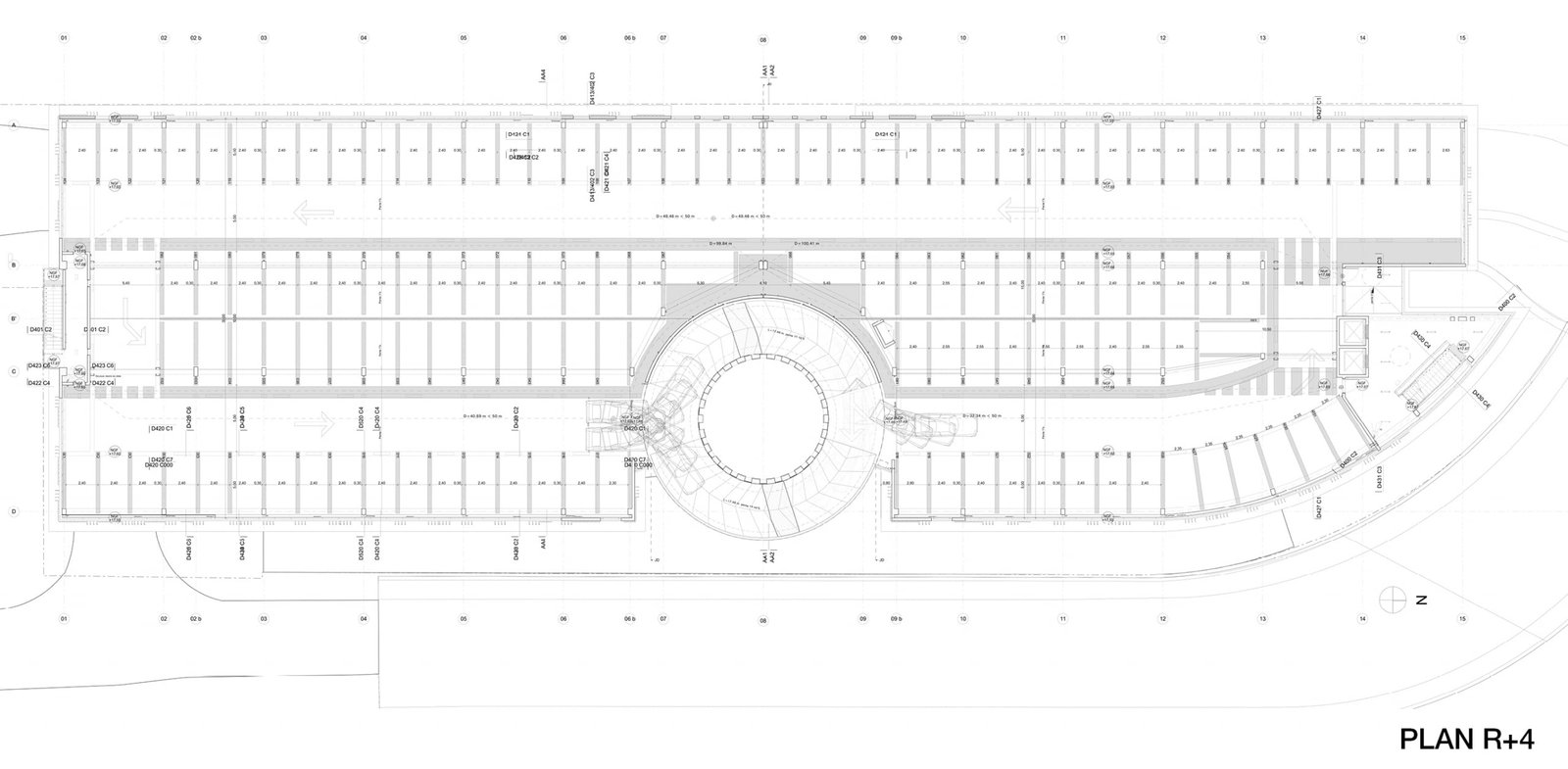 PLAN R+4_POLE ECHANGE SAINT JEAN BELCIER_BORDEAUX 33
