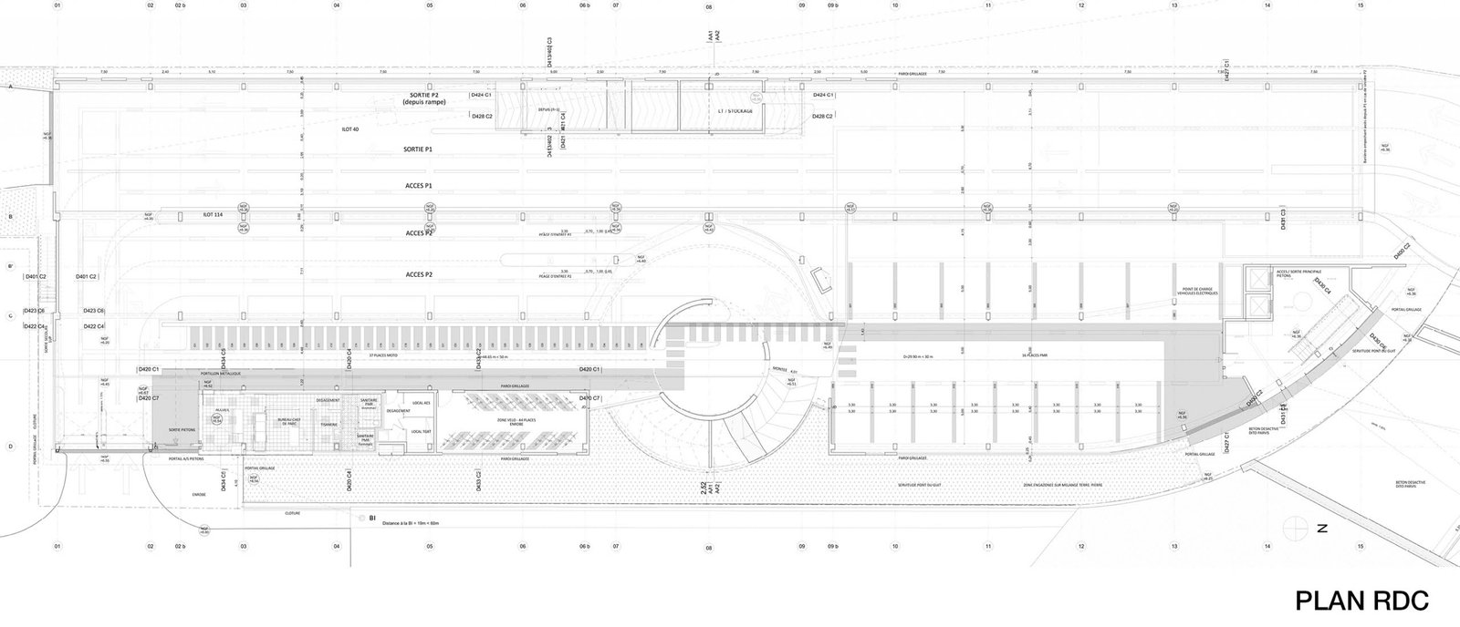 PLAN RDC_POLE ECHANGE SAINT JEAN BELCIER_BORDEAUX 33