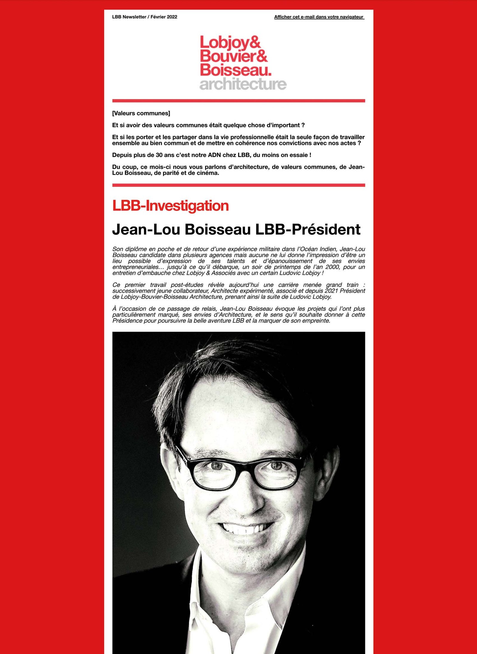Les LBB-News de Février 2022
