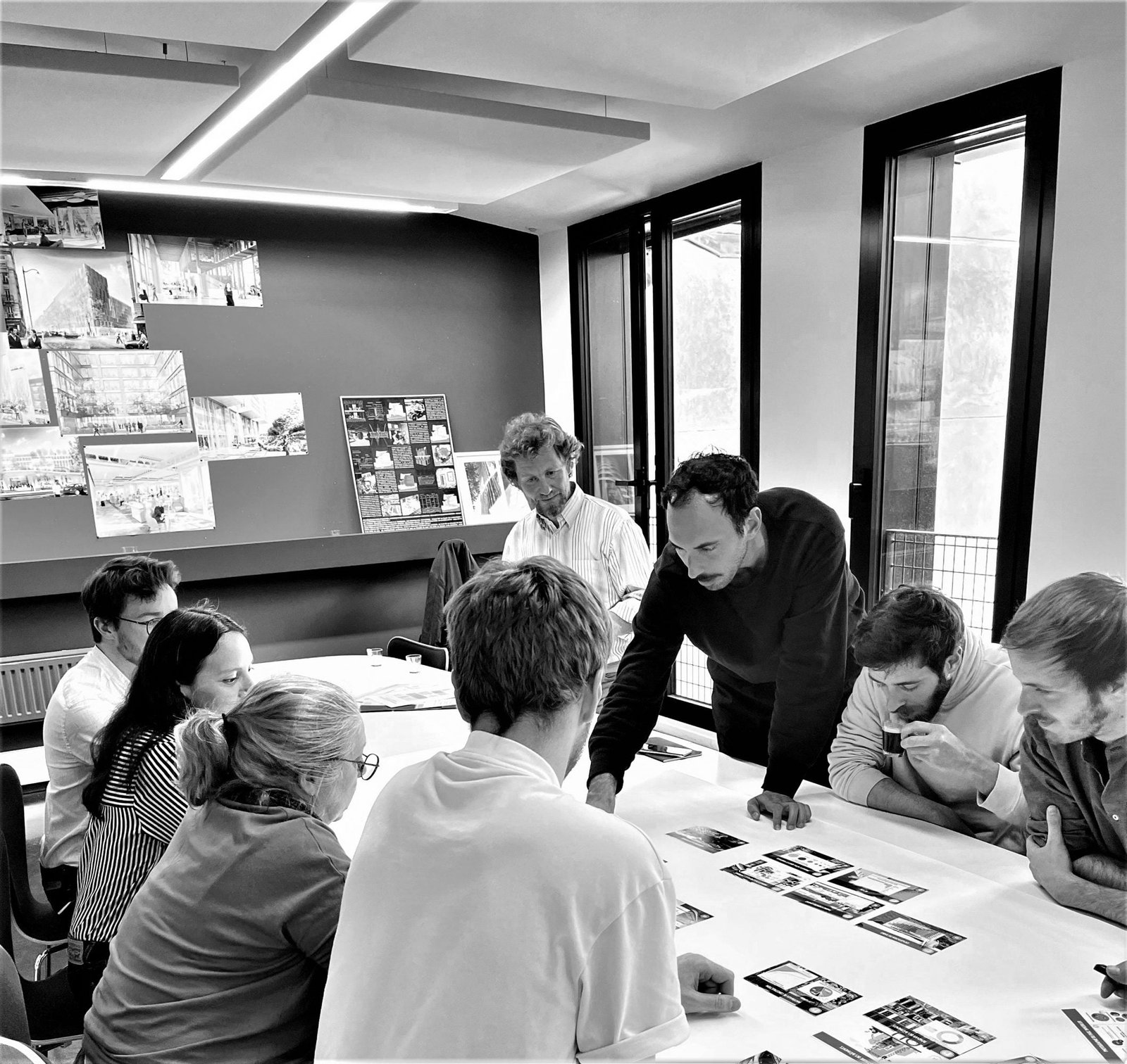 Fresque de la construction - LBBA-Architecture